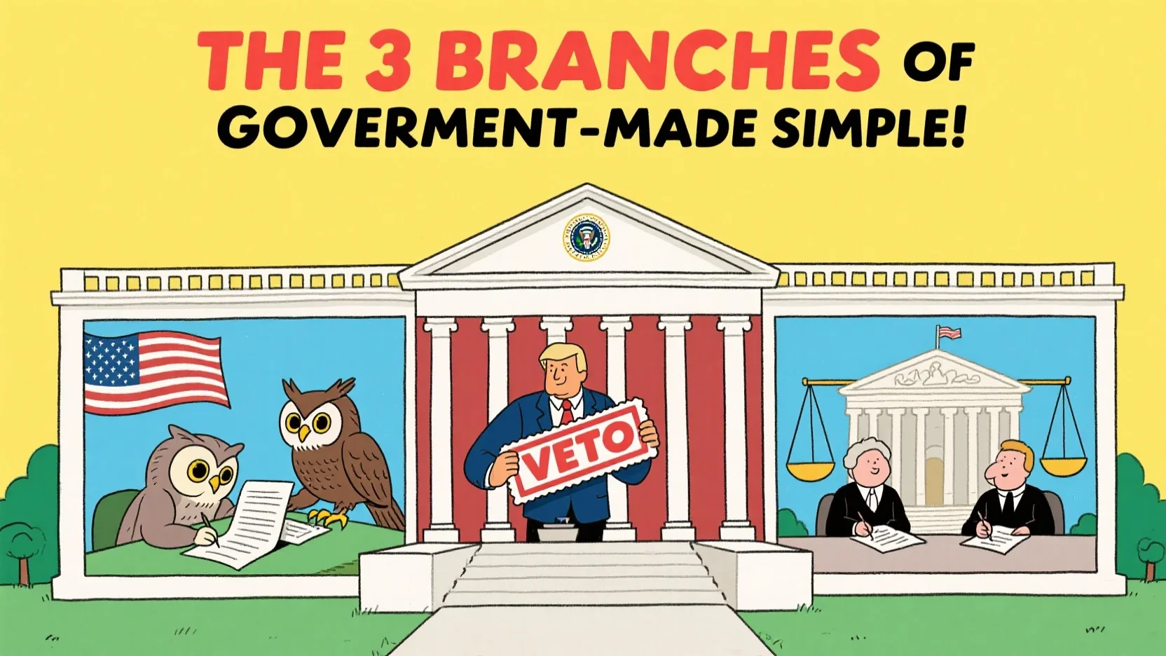 ​How to Explain the 3 Branches of Government to Kids (and Adults!)​​
